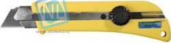 09173, Нож STAYER "PROFI" с выдвижным сегментированным лезвием, 25мм