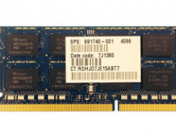 Модуль памяти HP 691740-001 4GB, 1600MHz, PC3L-12800 DDR3L DIMM memory module-691740-001(NEW)