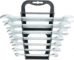 15240, Набор ключей рожковых, 8 х 22 мм, 7 шт., оцинкованный (КЗСМИ)