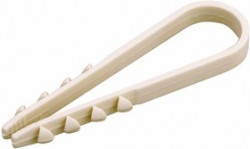 07-4502-2, Дюбель-хомут нейлоновый 11-18 мм, белый (упак. 100 шт)