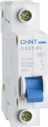 DZ47-60 1P C6 хар-ка C, Автоматический выключатель 6А