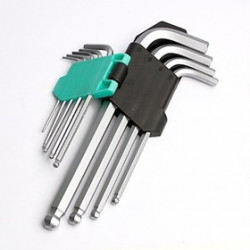 HW-229B Pro'sKit (аналог HW-129B/8PK-029B)Набор ключей-шестигранников (9шт., шарик)