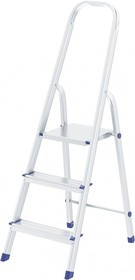 97713, Стремянка, 3 ступени, алюминиевая, Россия