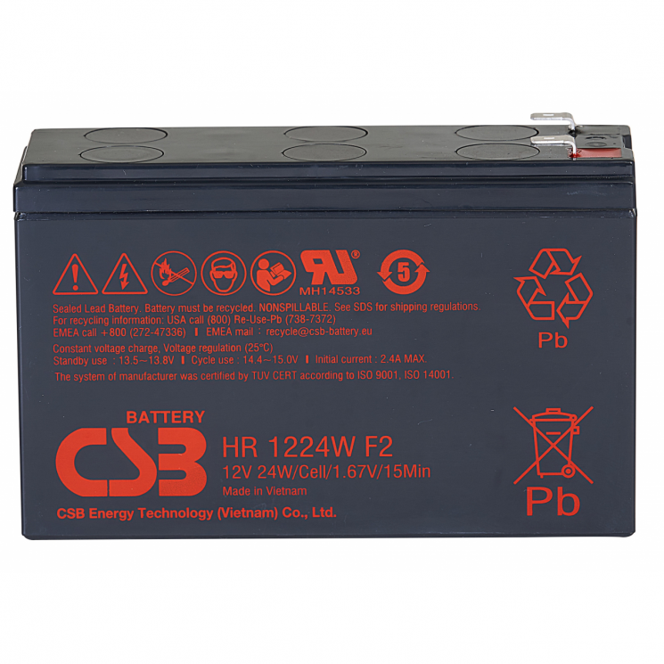 Аккумулятор CSB HR1224W F2 F1