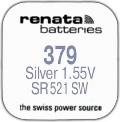 R 379 (SR 521 SW, 1.55V, 16mAh, 5.8x2.1mm)(батарейка для часов)