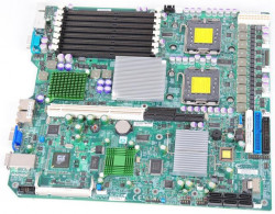Материнская плата SuperMicro X7DBR-3 i5000P Dual s771 8FBD 8SAS 6SATAII U100 PCI-E8x/PCI-X Riser SVGA 2xGbLAN E-ATX 1333Mhz 1U-X7DBR-3(NEW)