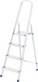 97714, Стремянка, 4 ступени, алюминиевая, Россия
