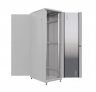 19" Напольный серверный шкаф NTSS ПРЕМИУМ 22U 600x800 мм, передняя дверь стекло, задняя глухая металл, боковые стенки, регулируемые опоры, RAL 7035