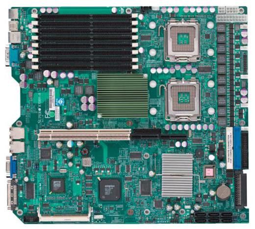 Материнская плата SuperMicro X7DBR-8 i5000P Dual Socket 771 8FBD 2UW320SCSI 6SATAII U100 PCI-E8x/PCI-X Riser SVGA 2xGbLAN E-ATX 1333Mhz 1U-X7DBR-8(NEW)