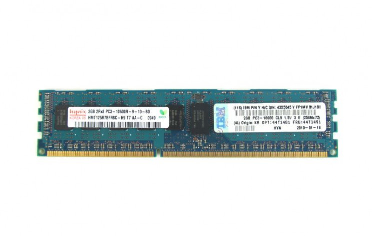 Модуль памяти IBM 44T1491 PC3-1333 2Gb REG ECC Dual Rank LP PC3-10600-44T1491(NEW)