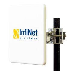 Оконечная станция Infinet Вектор 5, 4.9-6 ГГц, 450 Мбит/с, 2x27 дБм, 23 дБи
