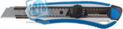 09178, Нож ЗУБР"ЭКСПЕРТ", двухкомпонентный корпус, с механическим фиксатором, с сегментированным лезвием 18