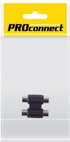 14-0433-7, Переходник аудио (2 гнезда RCA - 2 гнезда RCA), бинокль, (1шт.) (пакет)