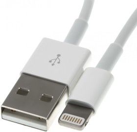 PL1375, Кабель USB-Lightning для Apple Iphone, белый, 1м
