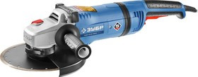 УШМ-П230-2600 ПВСТ, Углошлифовальная машина (болгарка), ЗУБР Профессионал УШМ-П230-2600 ПВСТ, конст. электрон, плавн. пу