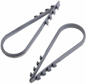 07-4503-3, Дюбель-хомут нейлоновый 19-25 мм, серый (упак. 100 шт)