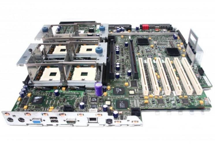 Материнская плата HP 231125-001 ServerWorks GC-HE Quad s603 16DDR UW160SCSI U100 6PCI-X 2SCSI Video ATX 400Mhzfor DL580G2-231125-001(NEW)