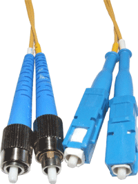 Патчкорд оптический FC/UPC-SC/UPC SM Duplex 3метра