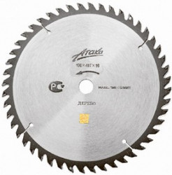 Круг пильный твердосплавный АТАКА 8078880 250х24Tх50мм дерево б/рез профи