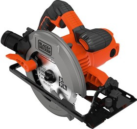 Пила циркулярная BLACK & DECKER CS1550-QS глубина пропила 65мм 1500Вт пильный диск
