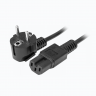 Кабель питания EU-Schuko/IEC320-C15, 220B, 10А, 1.8м