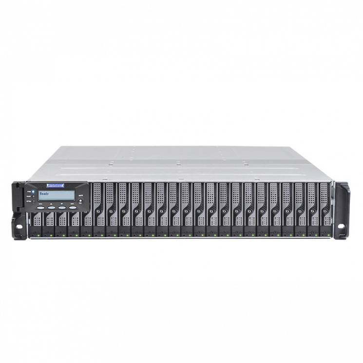 Система хранения данных Infortrend DS3024RUB-C (2xCtrl, до 24xHDD, 2xSAS12G внеш. порт, 2x4GB, 8x1G портов iSCSI)