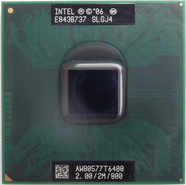 Процессор Intel SLGJ4 Core 2 Duo T6400 (2.00GHz, 800Mhz FSB, 2MB) P478-SLGJ4(NEW)