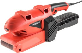 Шлиф. машинка ленточная MILITARY BS600 600Вт, 170-250м/мин, 457х75мм, струбцины (2шт.)