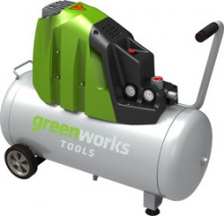 Компрессор GREENWORKS GAC50L (4102007) поршневой масляный, 1500 Вт, 172л/мин, 8бар