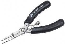 PM-254 Pro'sKit Длинногубцы-кусачки мини (медь до 1мм, 118мм, пружина)*