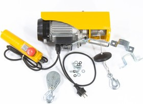 52011, Тельфер электрический TF-250, 0,25 т, 540 Вт, высота 12 м, 10 м/мин