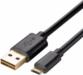 PL1393, Кабель USB2.0 A вилка - Micro USB, двухсторонний, 1м