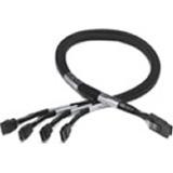 Кабель Adaptec 2236600-R ACK-INT-mSASx4-to-4SATA-0.5M (2236600), 50см., 32pin (SFF-8087) - 4xSATA-2236600-R(NEW)