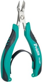 PM-396F Pro'sKit Кусачки прецизионные (медь до 1.3мм, 115мм, пружина)