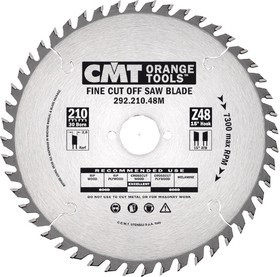 Круг пильный твердосплавный CMT 292.210.48M 210X30X2.8/1.8 15° 15° ATB Z=48