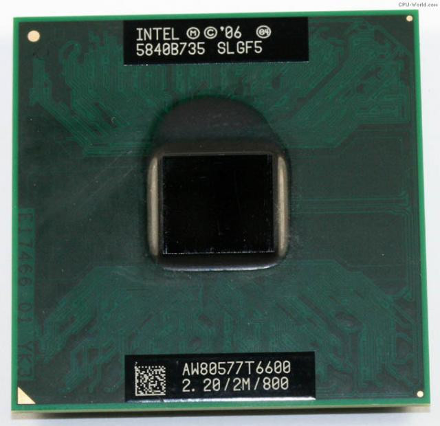 Процессор Intel AW80577GG0492ML Core 2 Duo T6600 (2.20GHz, 800Mhz FSB, 2MB) P478-AW80577GG0492ML(NEW)
