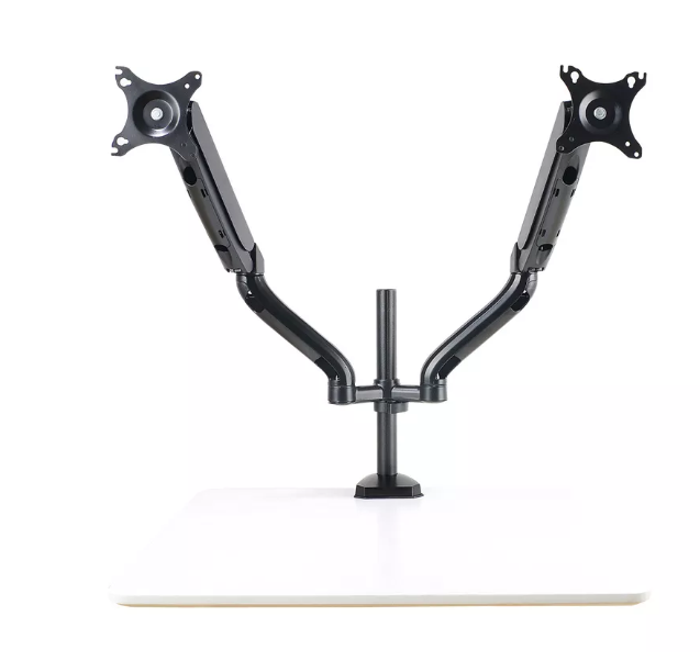 Кронштейн для мониторов ЖК Buro M8 черный 17"-27" макс.9кг крепление к столешнице поворот и наклон