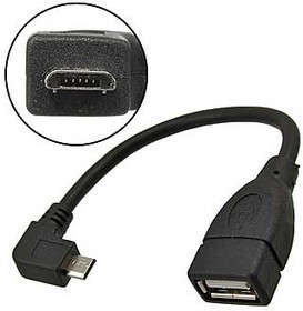USB AF to MicroUSB 90 degrees