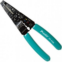 CP-412G Pro'sKit Клещи для зачистки и обжима проводов и клемм (0.2-5кв.мм)