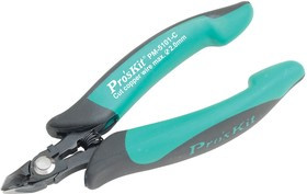 PM-5101-C Pro'sKit Кусачки прецизионные усиленные (медь до 2мм, 130мм, фиксатор.)