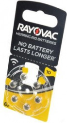 RAYOVAC 10 BL6, Элемент питания