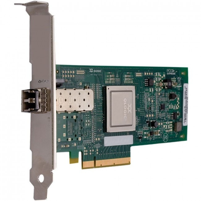 Контроллер QLogic PX2810403-02 D Qlogic 8Gb Single Port FC HBA, x8 PCIe, LC multi-mode optic-PX2810403-02 D(NEW)