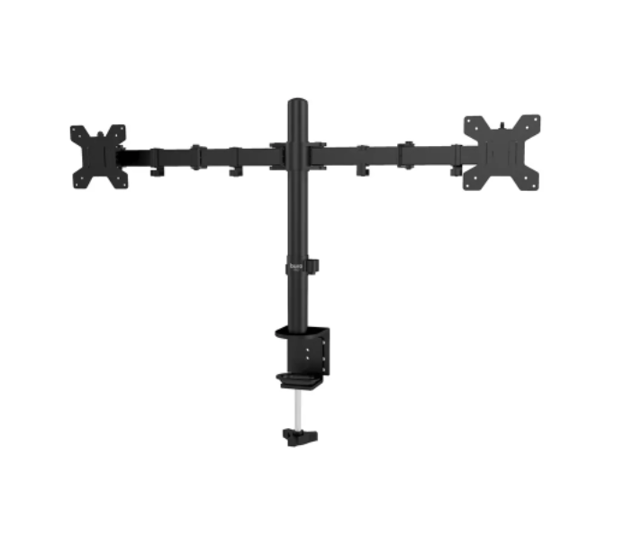 Кронштейн для мониторов ЖК Buro M052 черный 15"-27" макс.8кг крепление к столешнице поворот и наклон