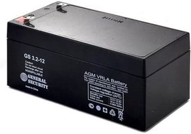 GS3.2-12, Аккумулятор свинцовый 12B-3.2Ач 134x68x67
