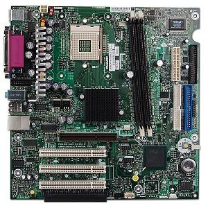 Материнская плата HP 283983-001 Compaq-Evo D510/D310 i845GE s478 HT 2DDR333 U100 AGP4x 3PCI SVGA AC97 LAN mATX 261982-000-283983-001(NEW)