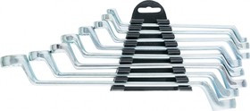 153755, Набор ключей накидных, 6-22 мм, 8 шт., хромированные