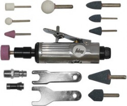 Пневмошлифмашина прямая GL25000 + набор 100117