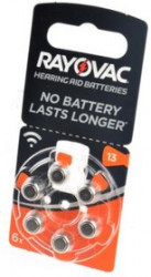 RAYOVAC 13 BL6, Элемент питания