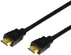 17-6205, Шнур HDMI - HDMI gold, 3М, с фильтрами