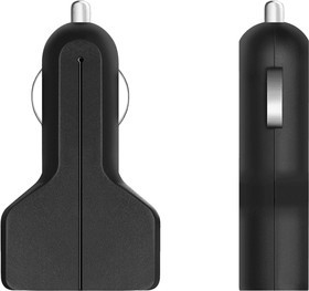 2213, АЗУ2USB,2.1A, microUSBдата- кабель,черный,PrimeLine